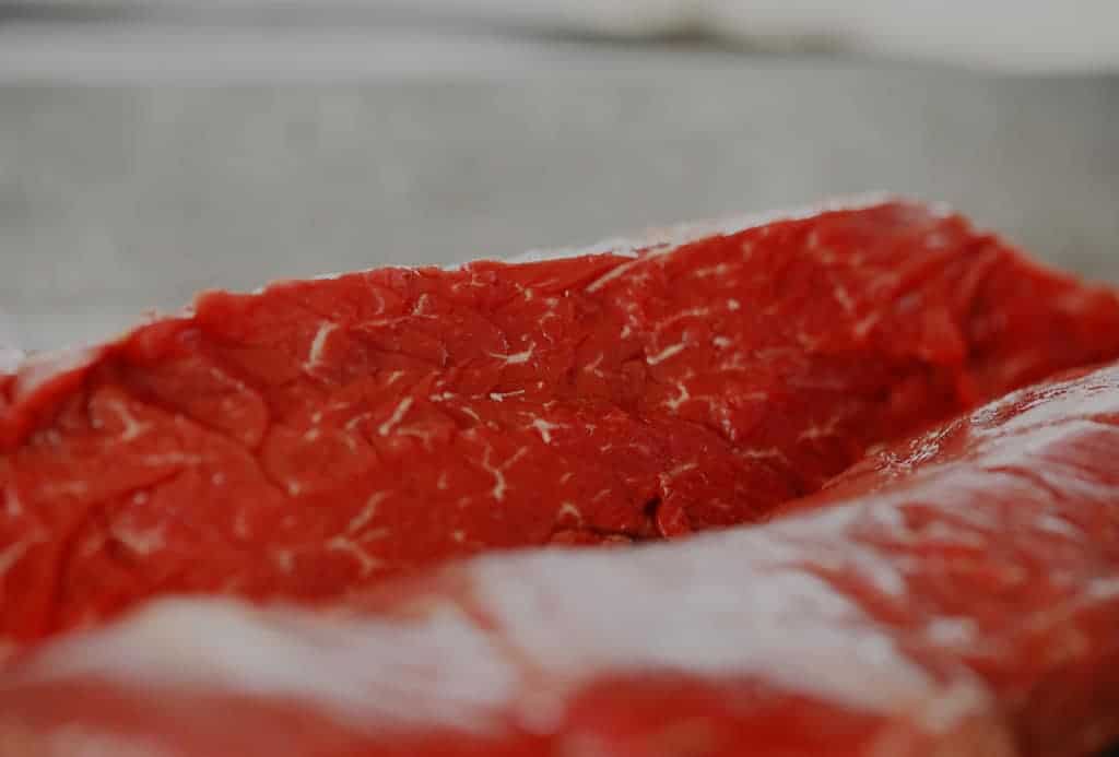 Rohes Onglet vom Rind