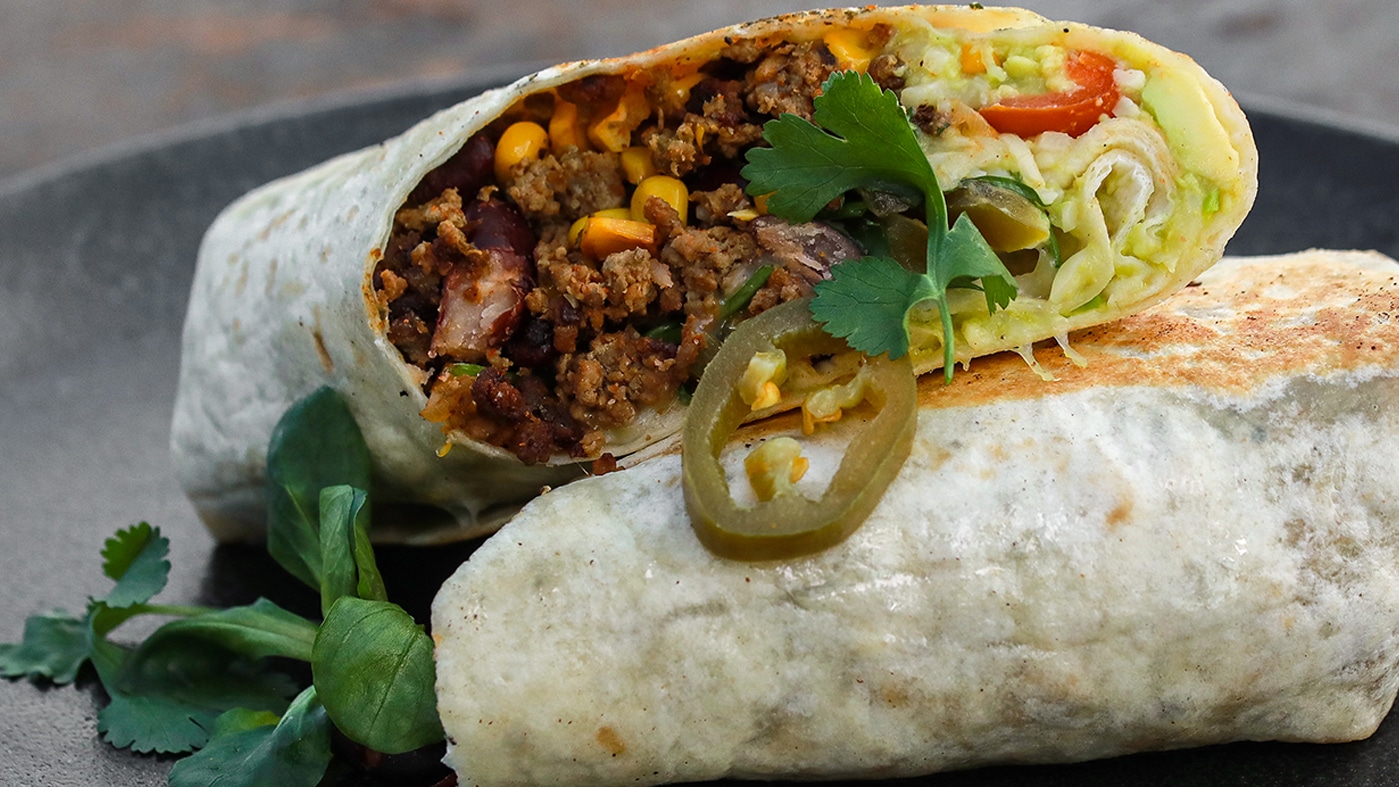 Tex-Mex Burrito vom Grill