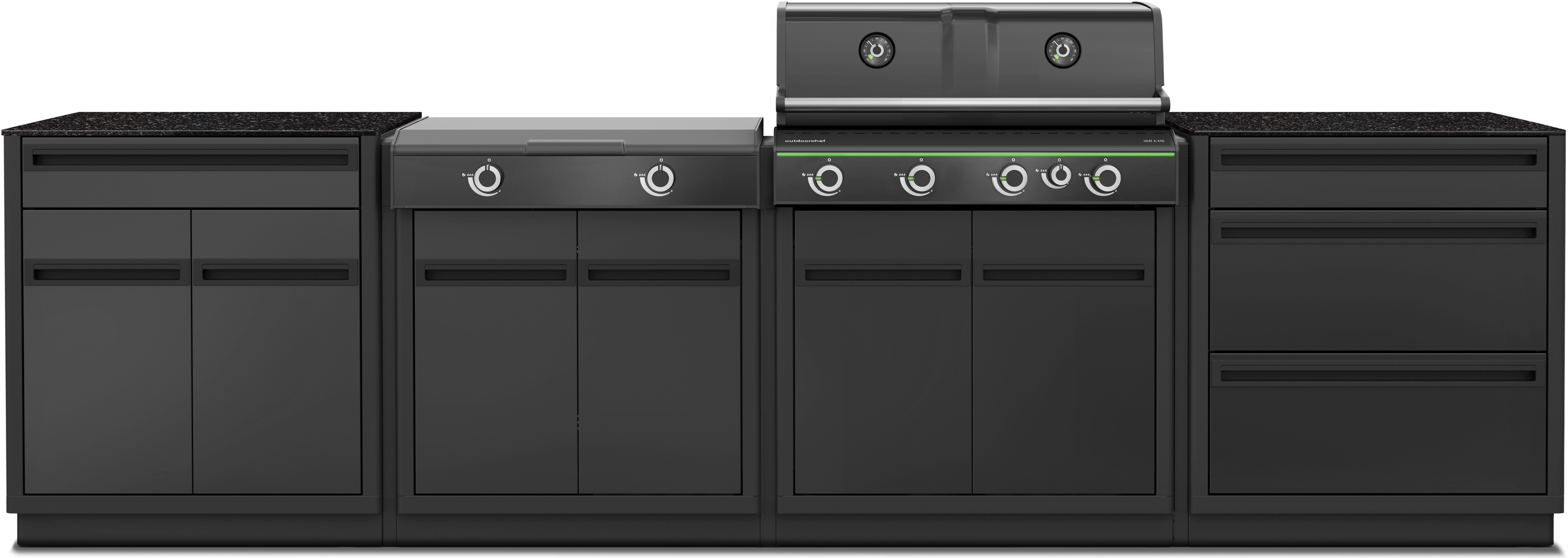 Outdoorchef Outdoor Kitchen Heat X-415/245 - Granite Worktop